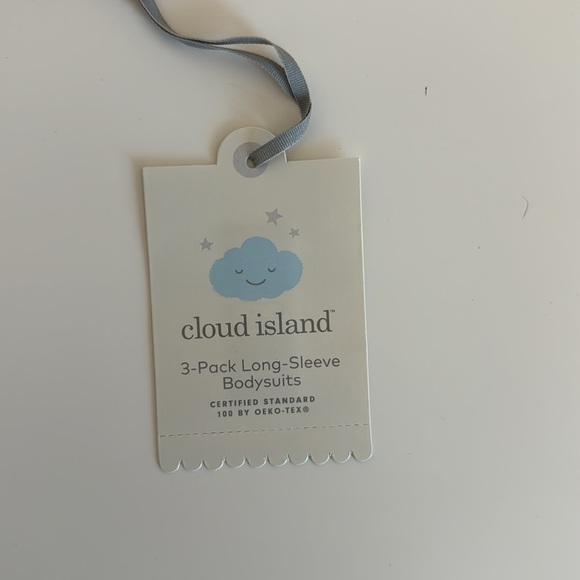 Cloud Island 3-Pack Long Sleeve Bodysuits/Onesies - Picture 7 of 7